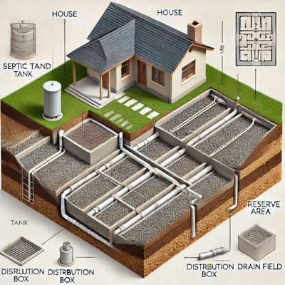 Septic Drain Field Layout